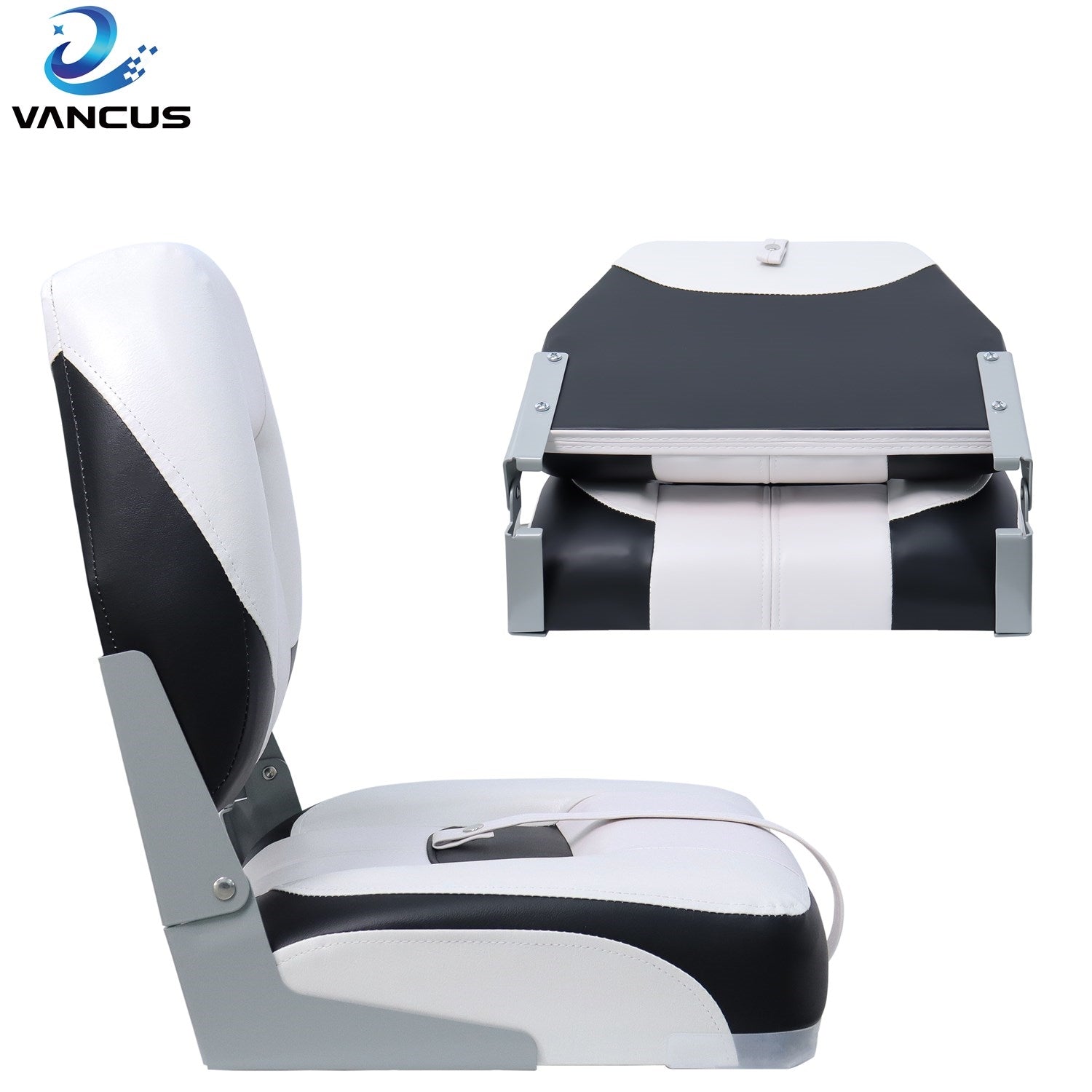 2 Seat low back fishing boat seats marine vinyl chair