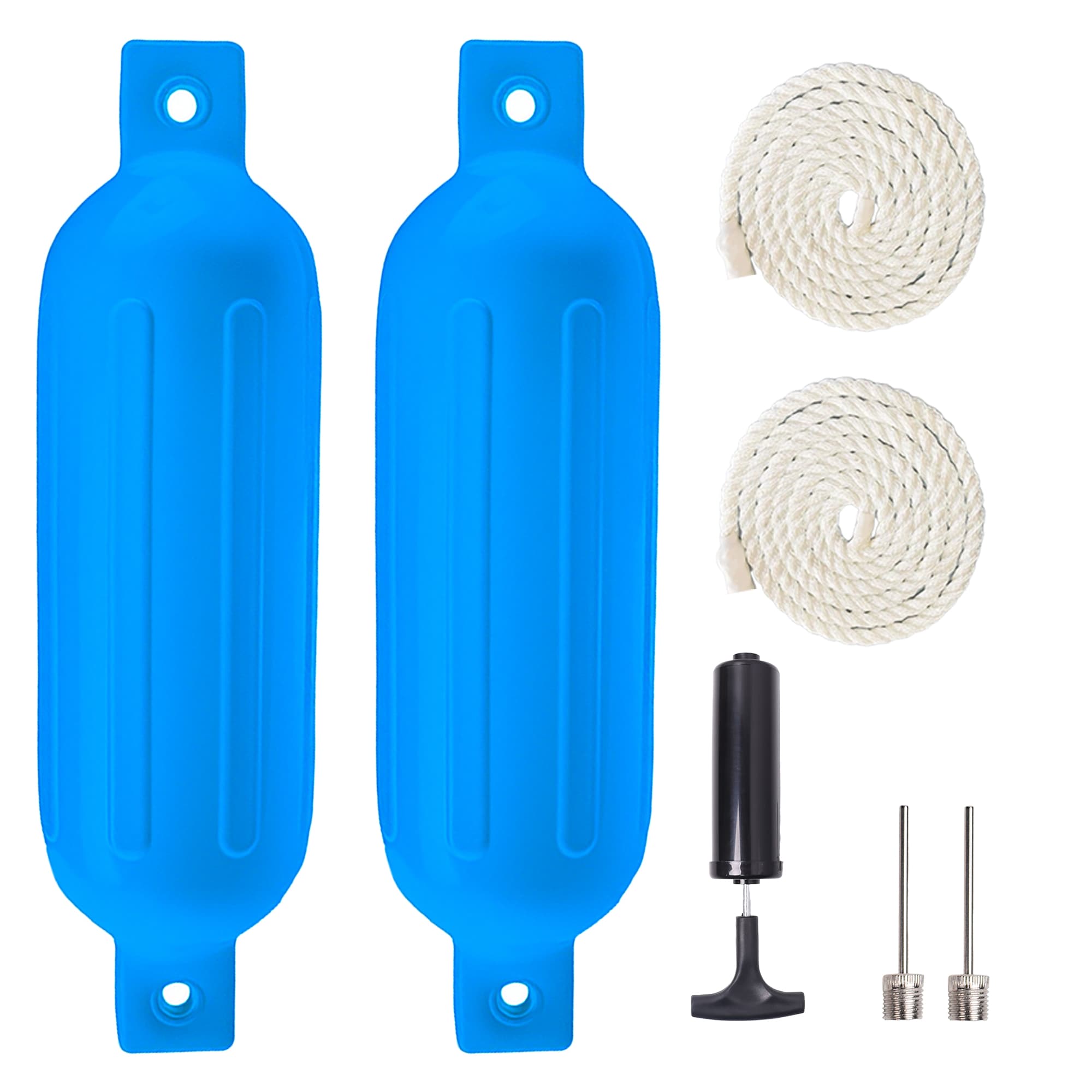 2 pack blue boat fenders