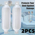 2 pcs white boat fenders