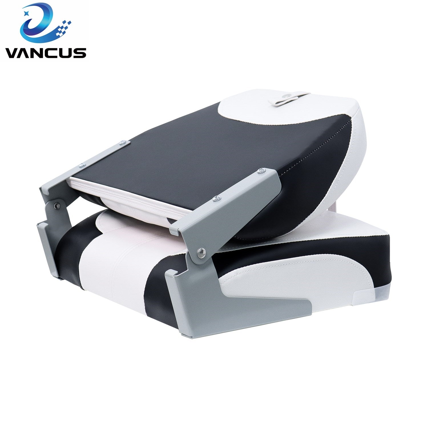 Black Low Back Marine Fishing Chairs Boat Swivel seat