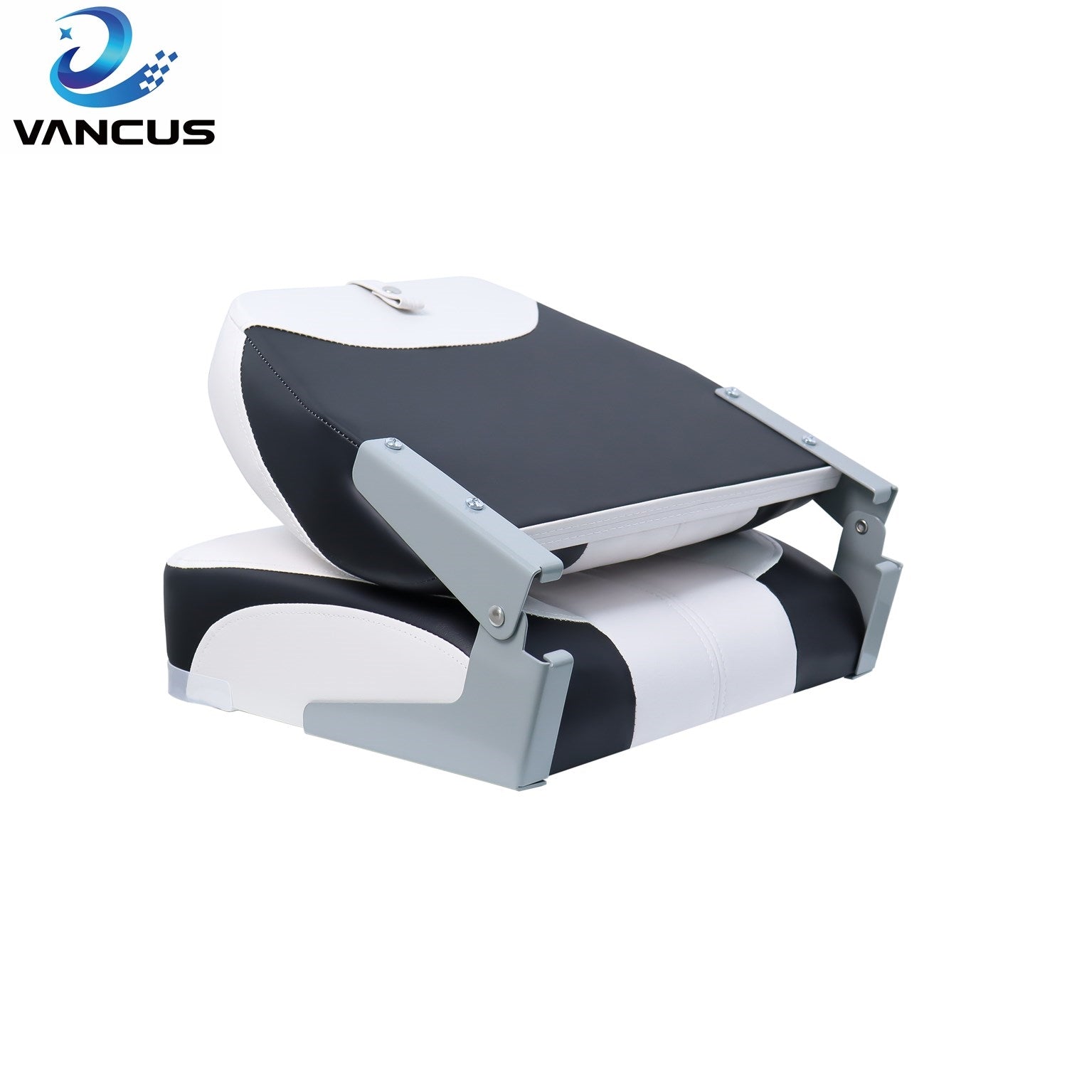 Black Low Back Marine Fishing Chairs Boat Swivel seat