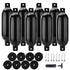 8 pack black boat fenders