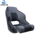 High Back adjustable fishing captain seat black sport bucket seat