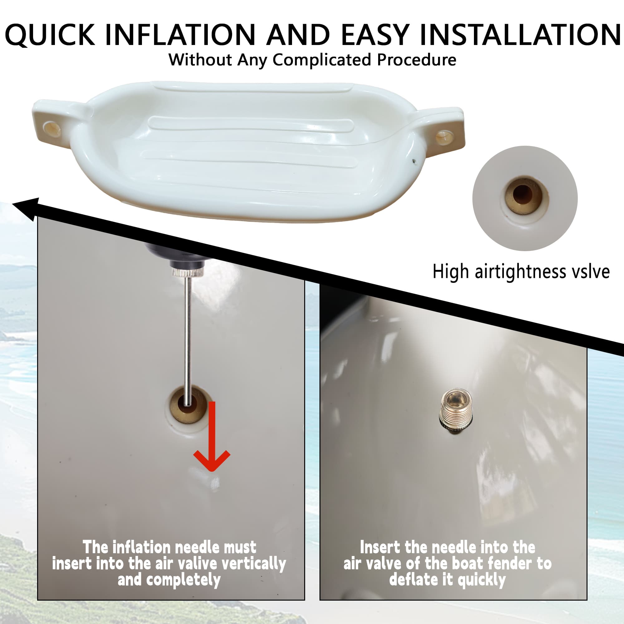 high quality White boat fenders for sale