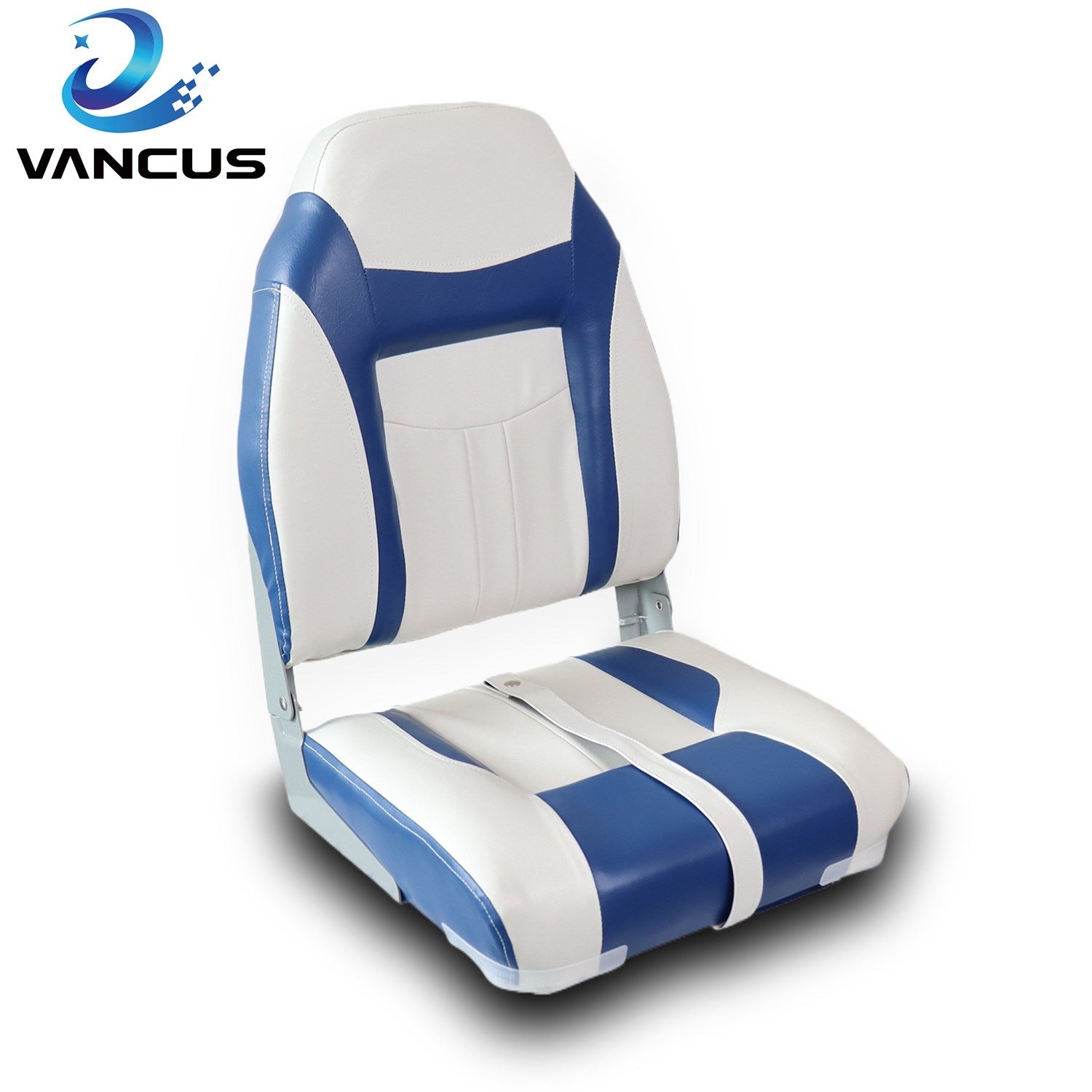 High back boat seats blue marine vinyl with Soft sponge pad