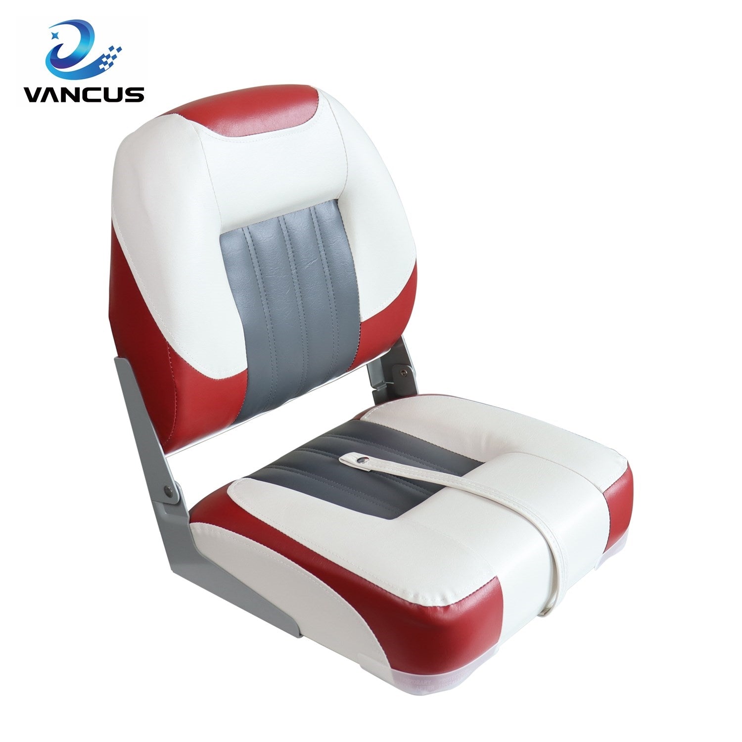 Low Back Marine Folding Boat Chairs Universal Swivel Boat Seat