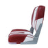 Red Marine Passenger Seat Low Back Fishing Bost Seat Single Folding Seat