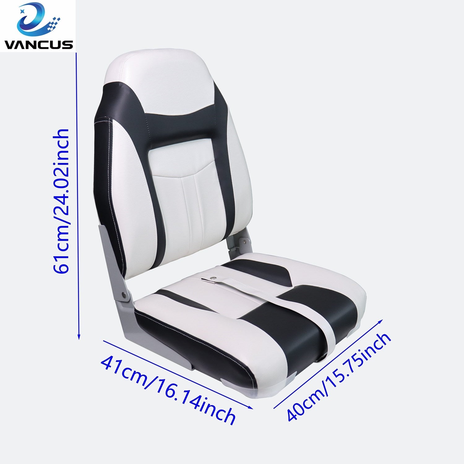 High Back Folding Boat Seat Marine Fishing Chair