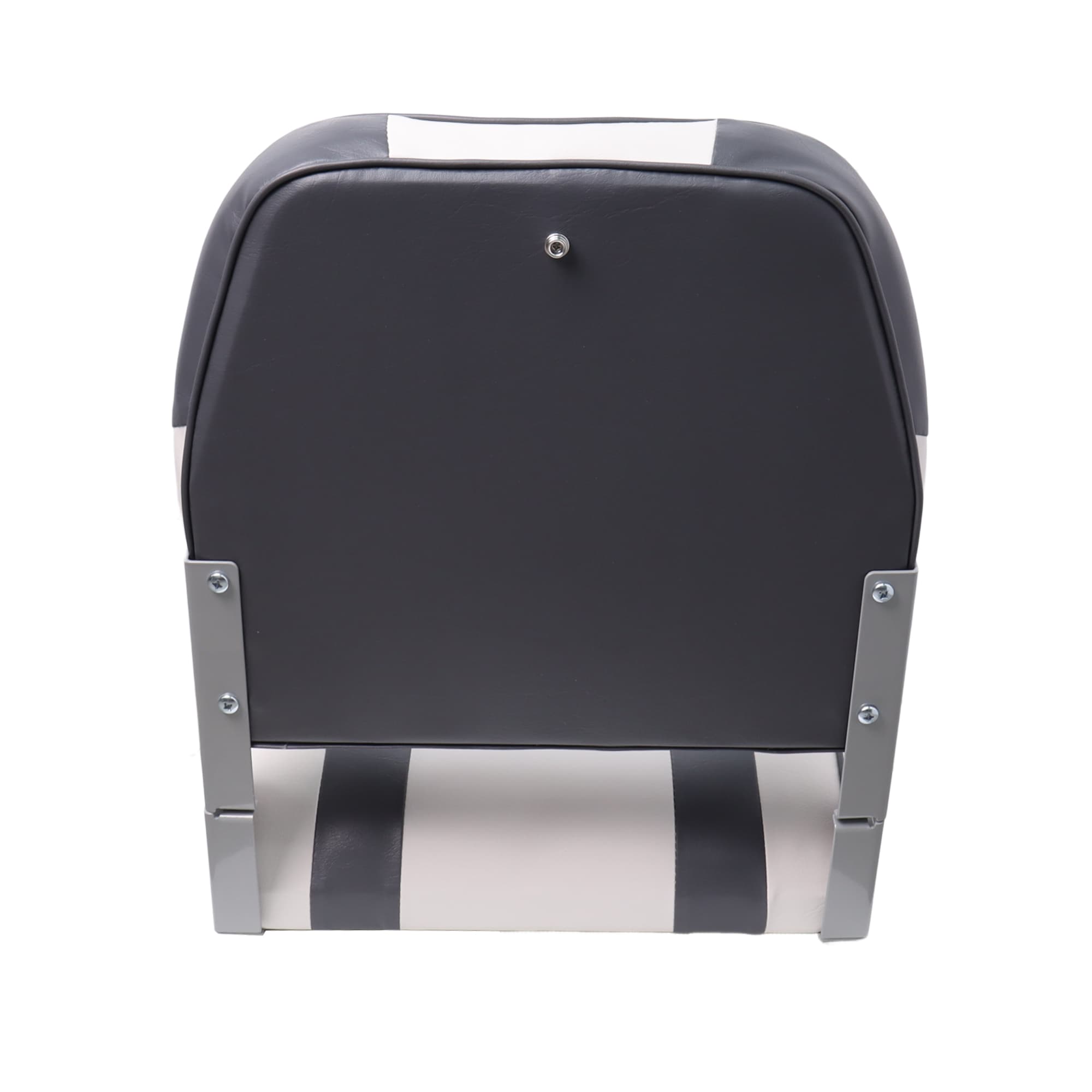 2 pack Gray Marine Passenger Seat Low Back Fishing Bost Seat Single Folding Seat