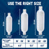 whie boat fender size